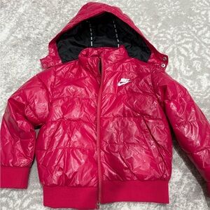 Nike Black and Red Kids' Jacket